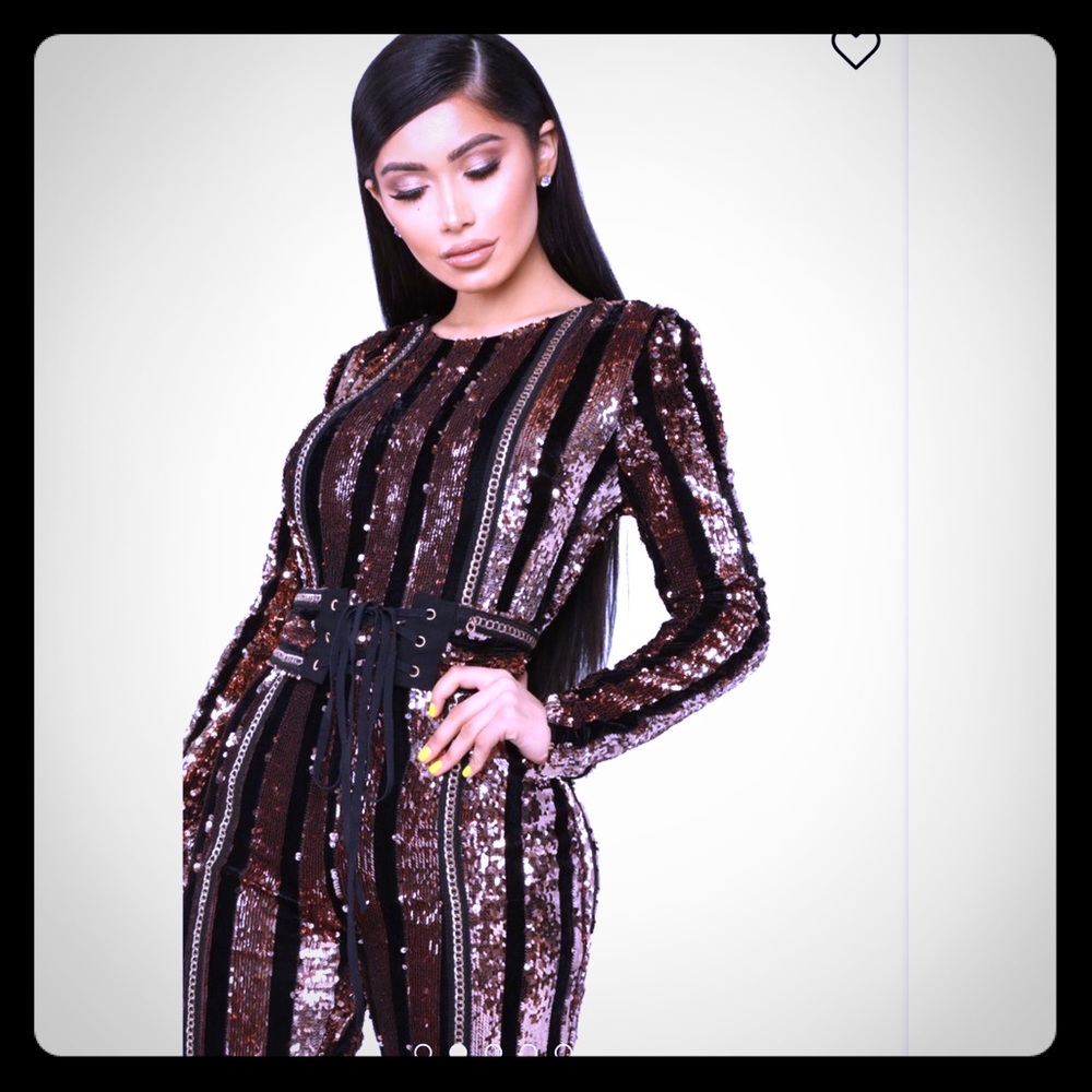 Sexy Sequins Jumpsuit